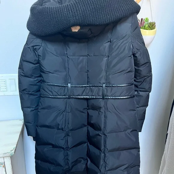 Mackage Brigid Knit & Leather Trim Down Puffer
Parka - Picture 4 of 16